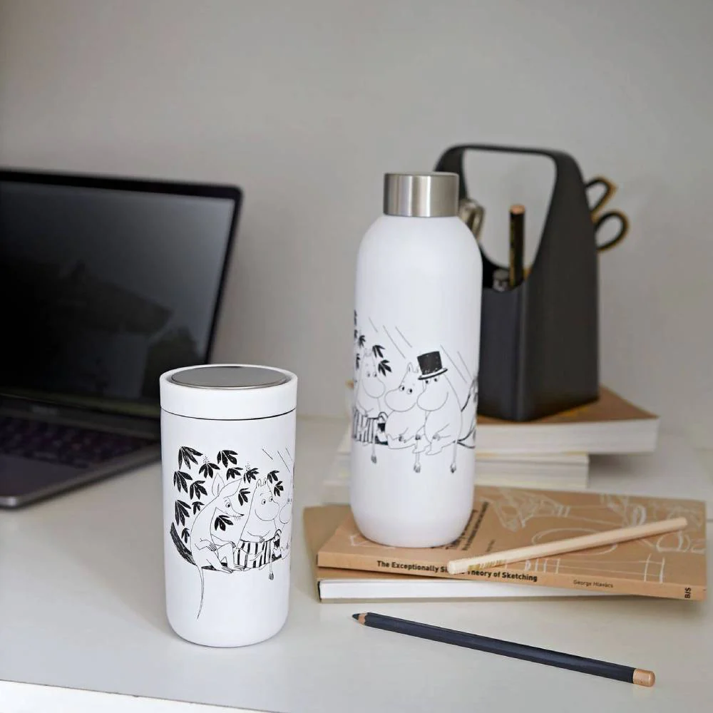 Butelka Keep Cool 0,75l Rodzina Muminka (biały) - Stelton - Image 2