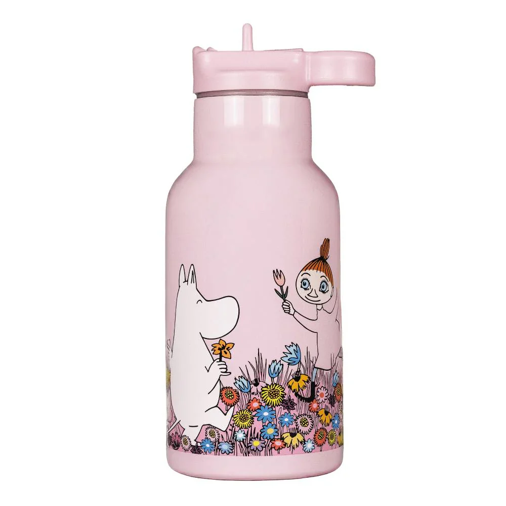 Butelka termiczna Muminki na łące (różowa) 340ml Rätt Start - Image 2