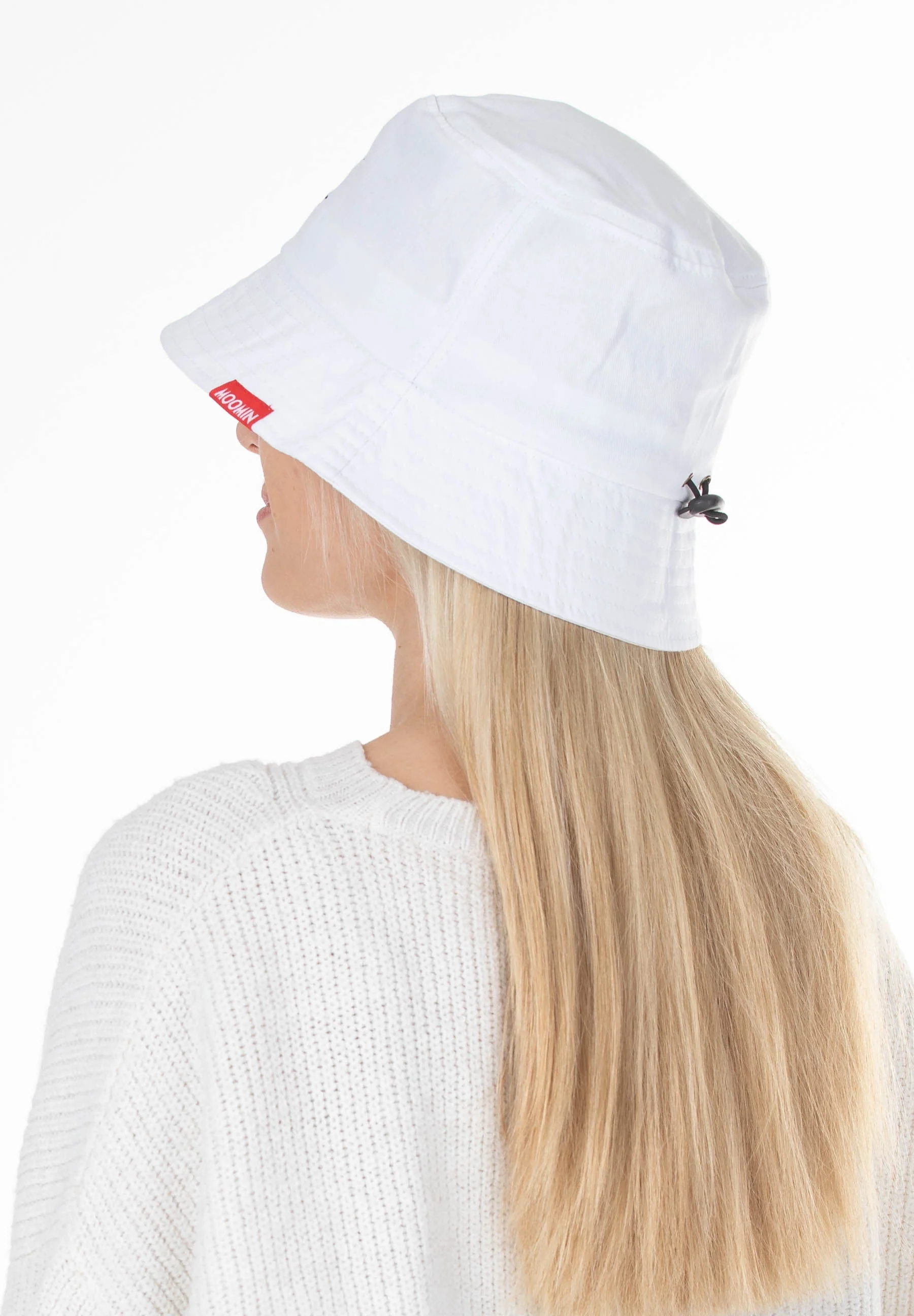 Czapka bawełniana Bobek (biała) Lasessor - Image 3