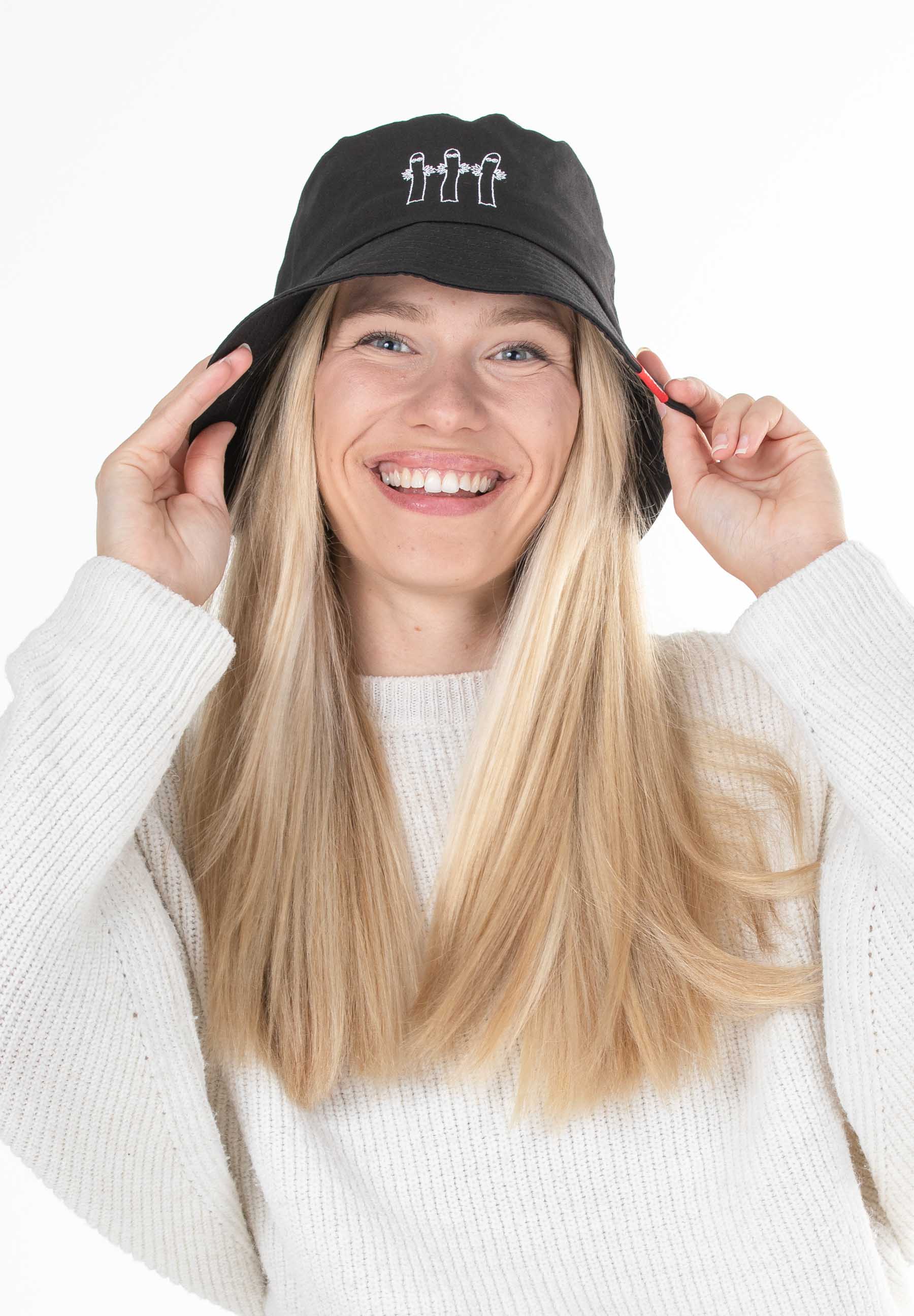 Czapka bawełniana Hatifnatowie (czarna) Lasessor - Image 4