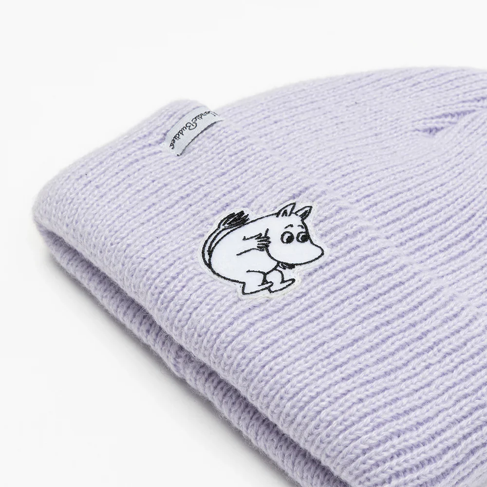 Czapka dziecięca z naszywką Muminek (fiolet) NordicBuddies - Image 2