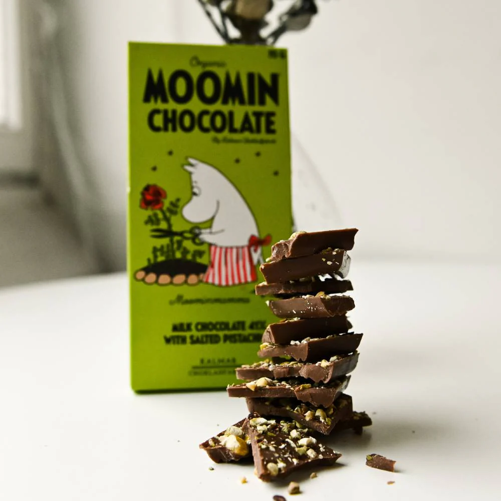 Czekolada Mama Muminka (mleczna, solone pistacje) - Kalmar Chokladfabrik - Image 3