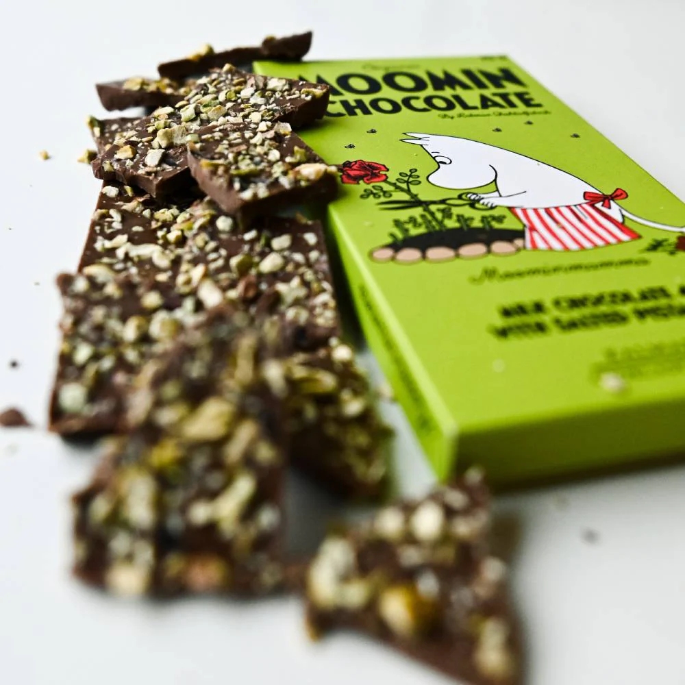 Czekolada Mama Muminka (mleczna, solone pistacje) - Kalmar Chokladfabrik - Image 4
