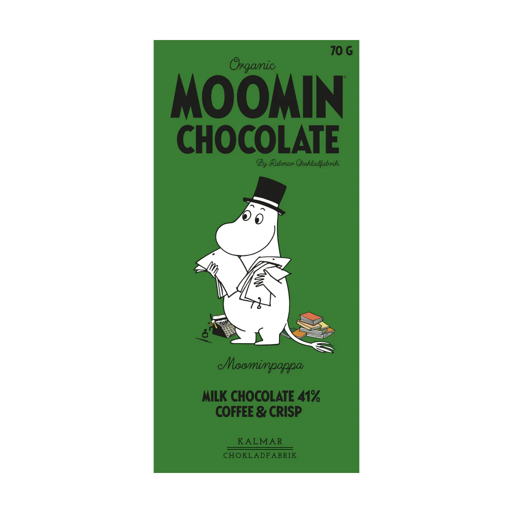 Czekolada Tata Muminka (mleczna czekolada, kawa i chrupki) - Kalmar Chokladfabrik - Image 2