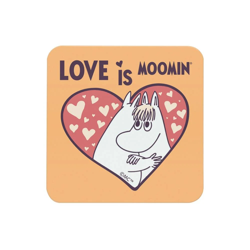Drewniana podkładka Muminek i Migotka w serduszku - The Official Moomin Shop - Image 5