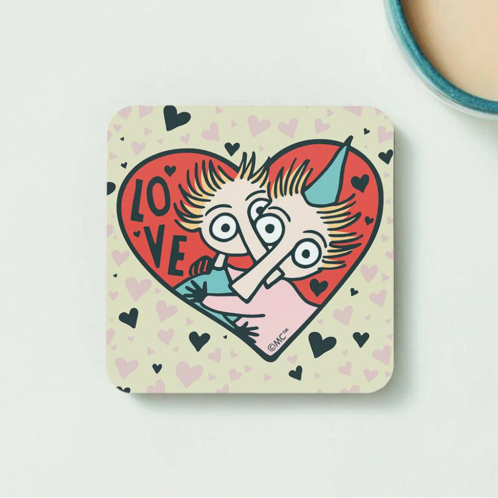 Drewniana podkładka Topik i Topcia Love - The Official Moomin Shop - Image 3