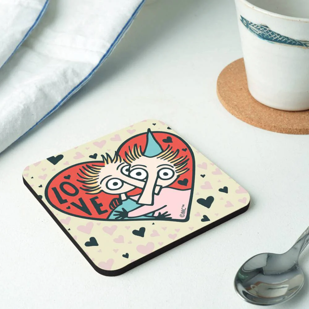 Drewniana podkładka Topik i Topcia Love - The Official Moomin Shop - Image 4