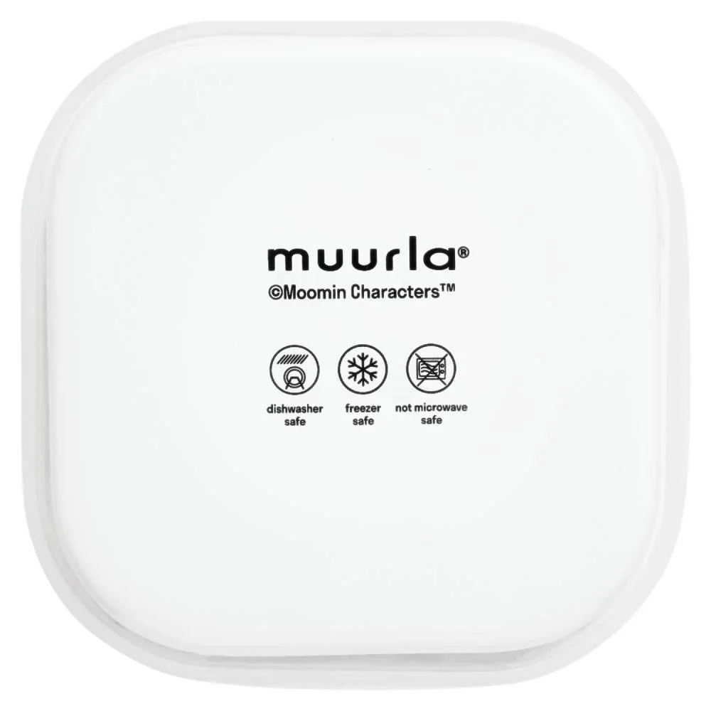 Emaliowany pojemnik z pokrywką 1l Muminek i Migotka Jabłka Muurla - Image 3