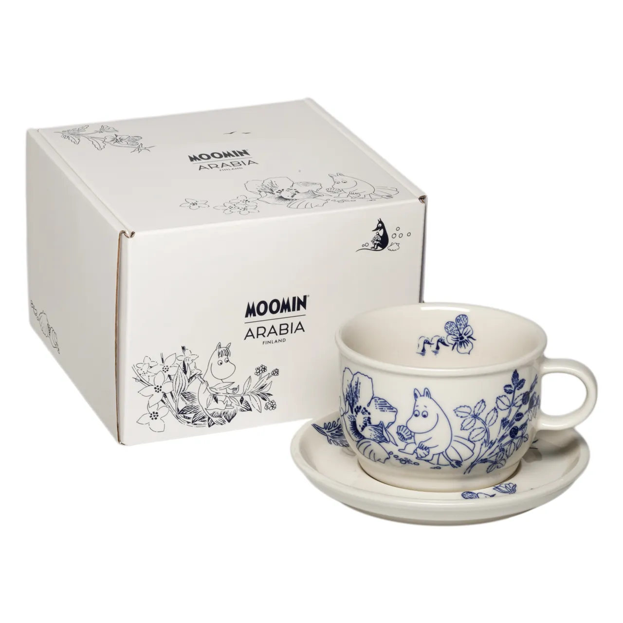 Filiżanka z uszkiem i talerzykiem Haru Moomin Arabia - Image 2