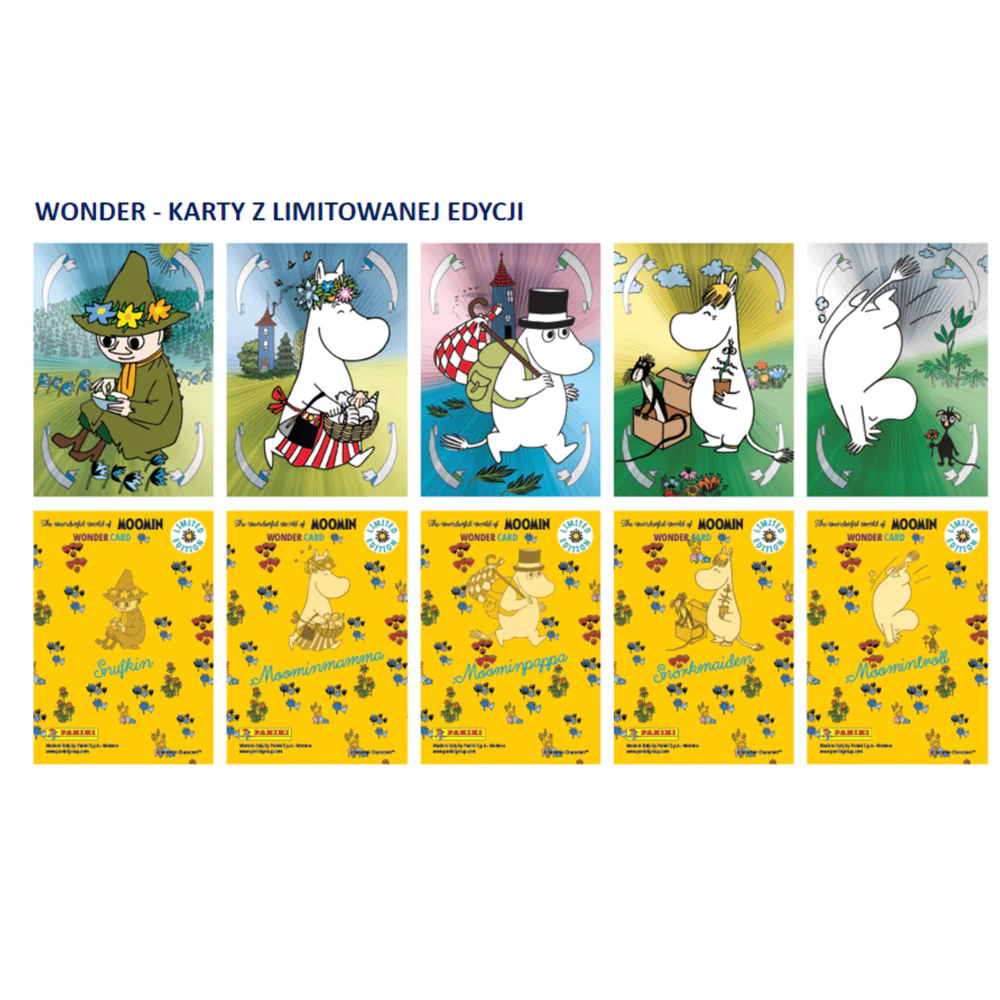 Giftbox karty Cudowny Świat Muminków (wersja fińska) Panini - Image 2