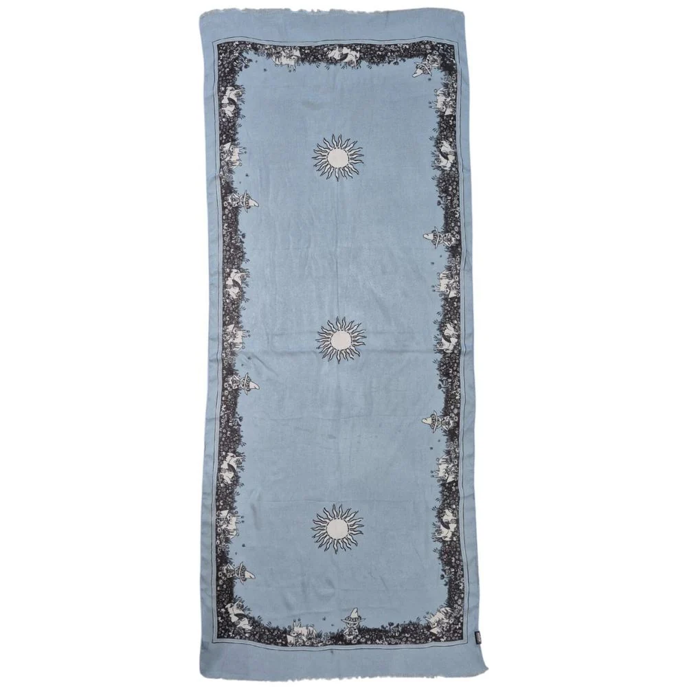 Szal 70x180 cm Muminki Letni dzień Lasessor - Image 3