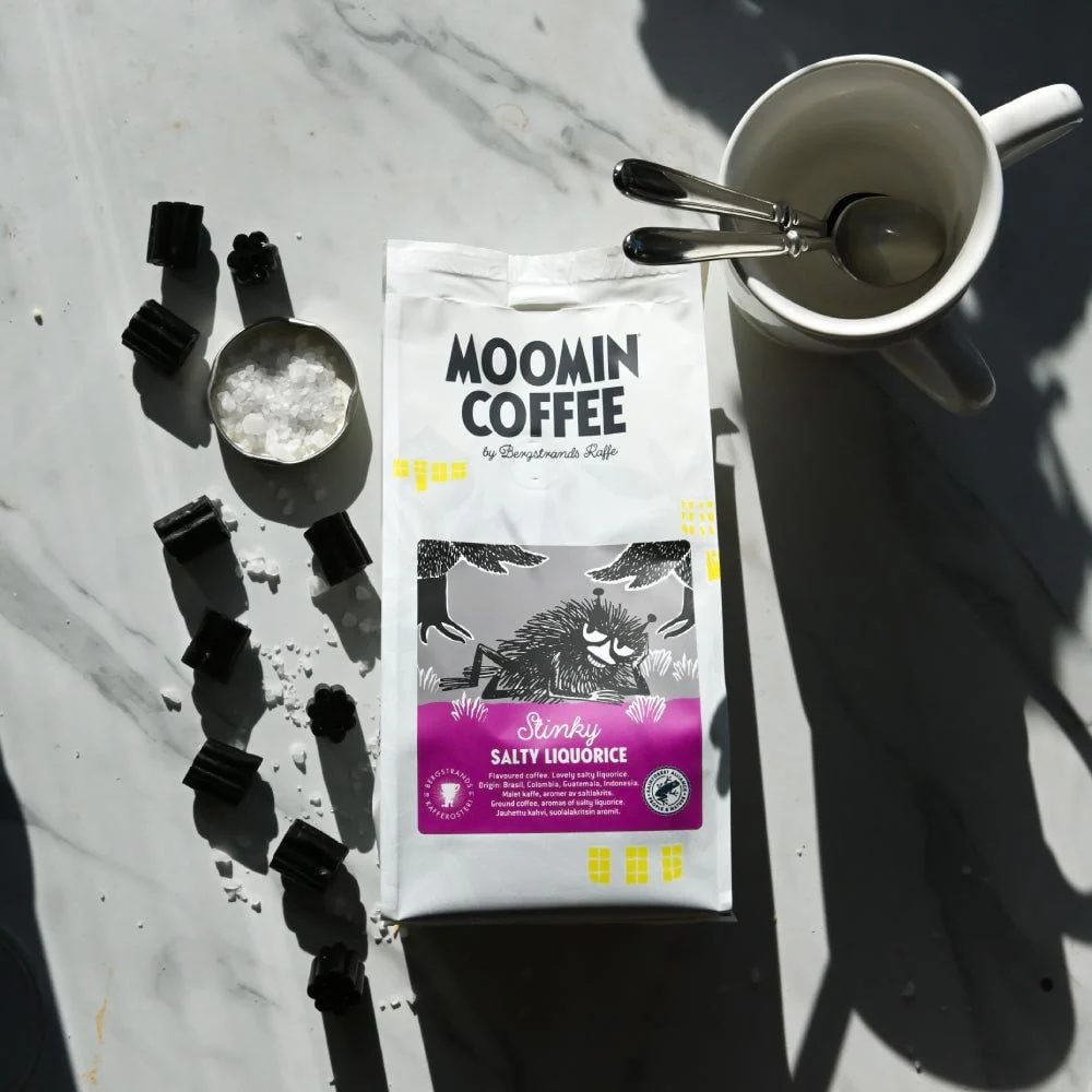 Kawa mielona Moomin Coffee Bobek (solona lukrecja) 250g Bergstrands - Image 3