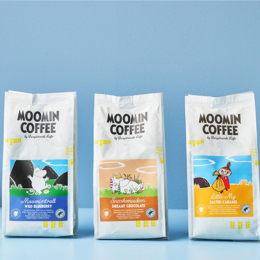 Kawa mielona Moomin Coffee Muminek (dzika jagoda) 250g Bergstrands - Image 4