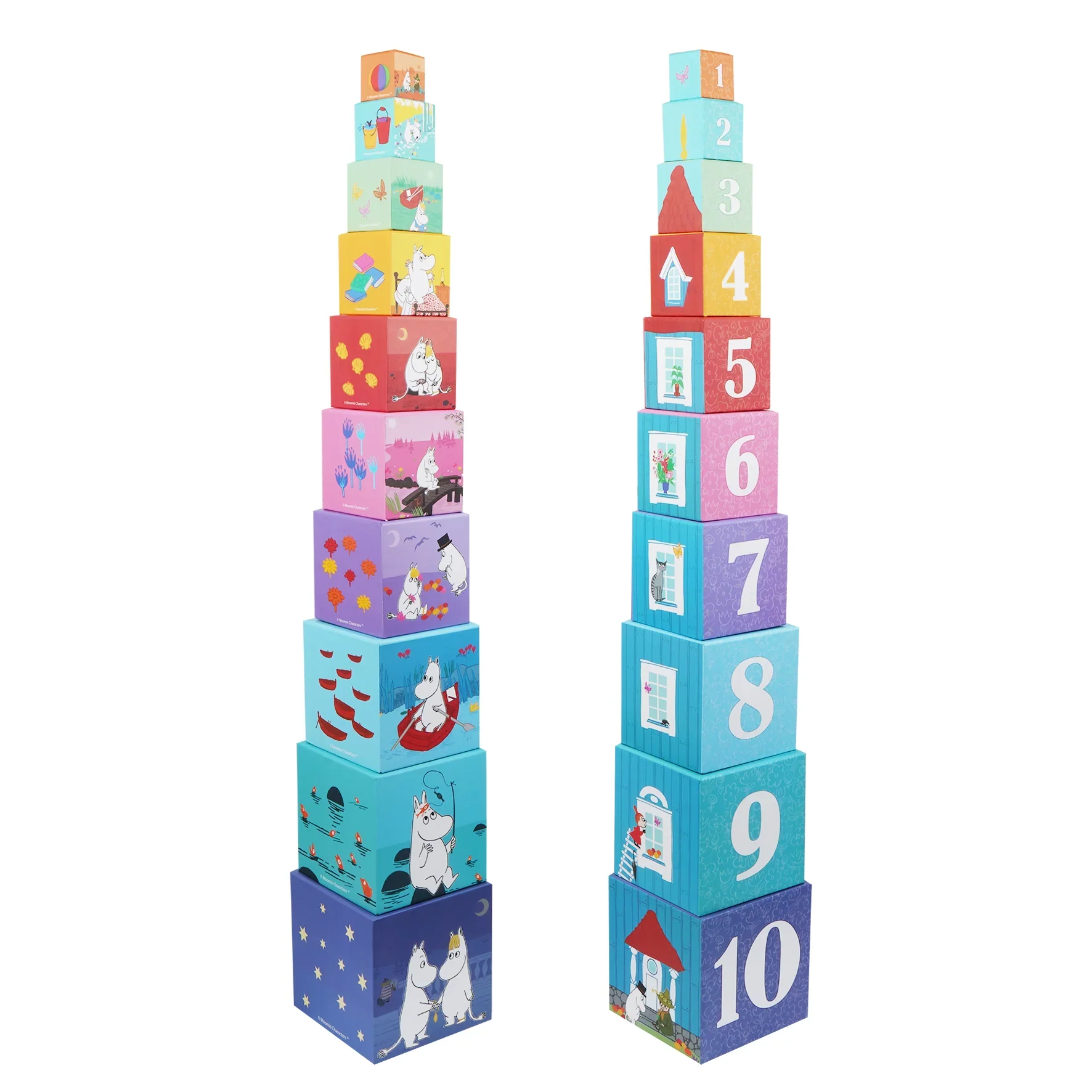 Kostki do układania (10szt) Muminki - Barbo Toys - Image 4