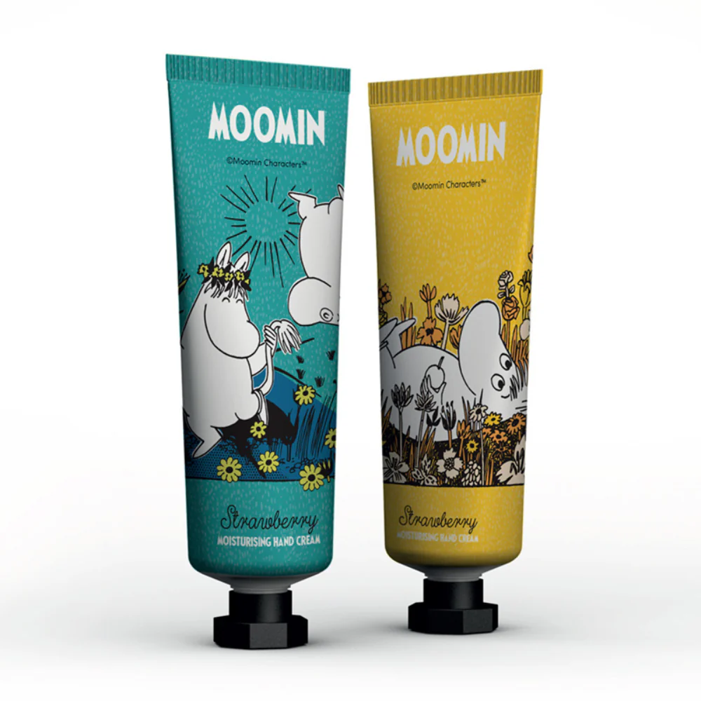 Krem nawilżający do rąk 75ml Moomin Truskawka i Pomarańcza Puckator - Image 2