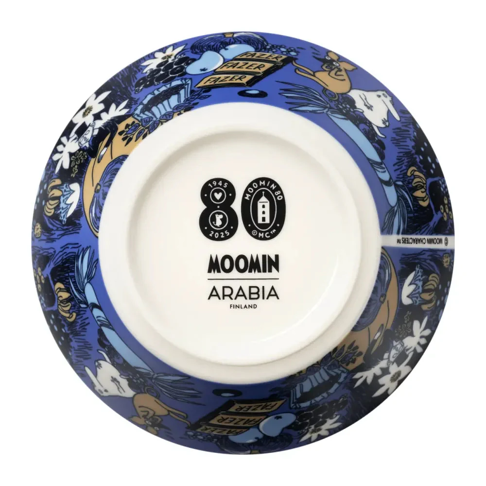 Zestaw jubileuszowy Muminki 80-lecie miska porcelanowa i czekolada Fazer - Image 6