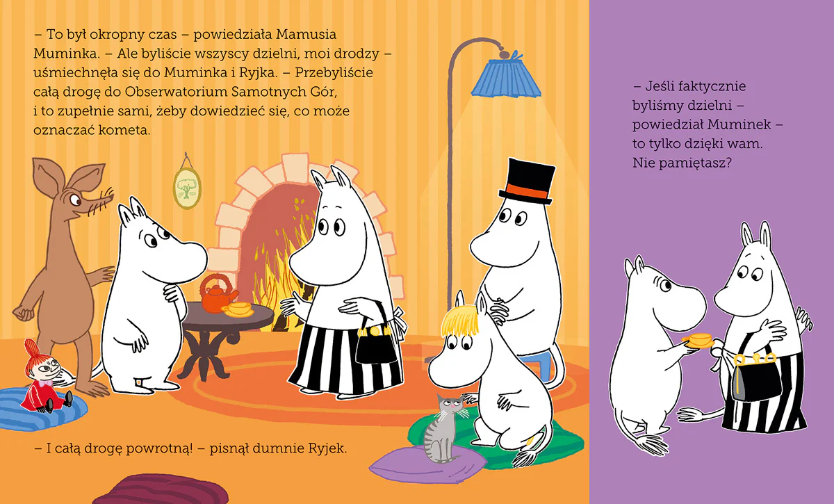 Książka Muminek Mamusia Muminka i Kometa HarperKids - Image 5