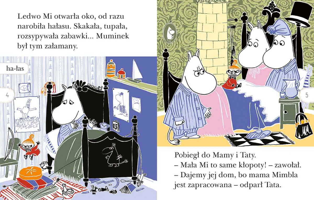 Książka Muminki "Oto Mała Mi" Czytam sobie poziom 2 - HarperKids - Image 3