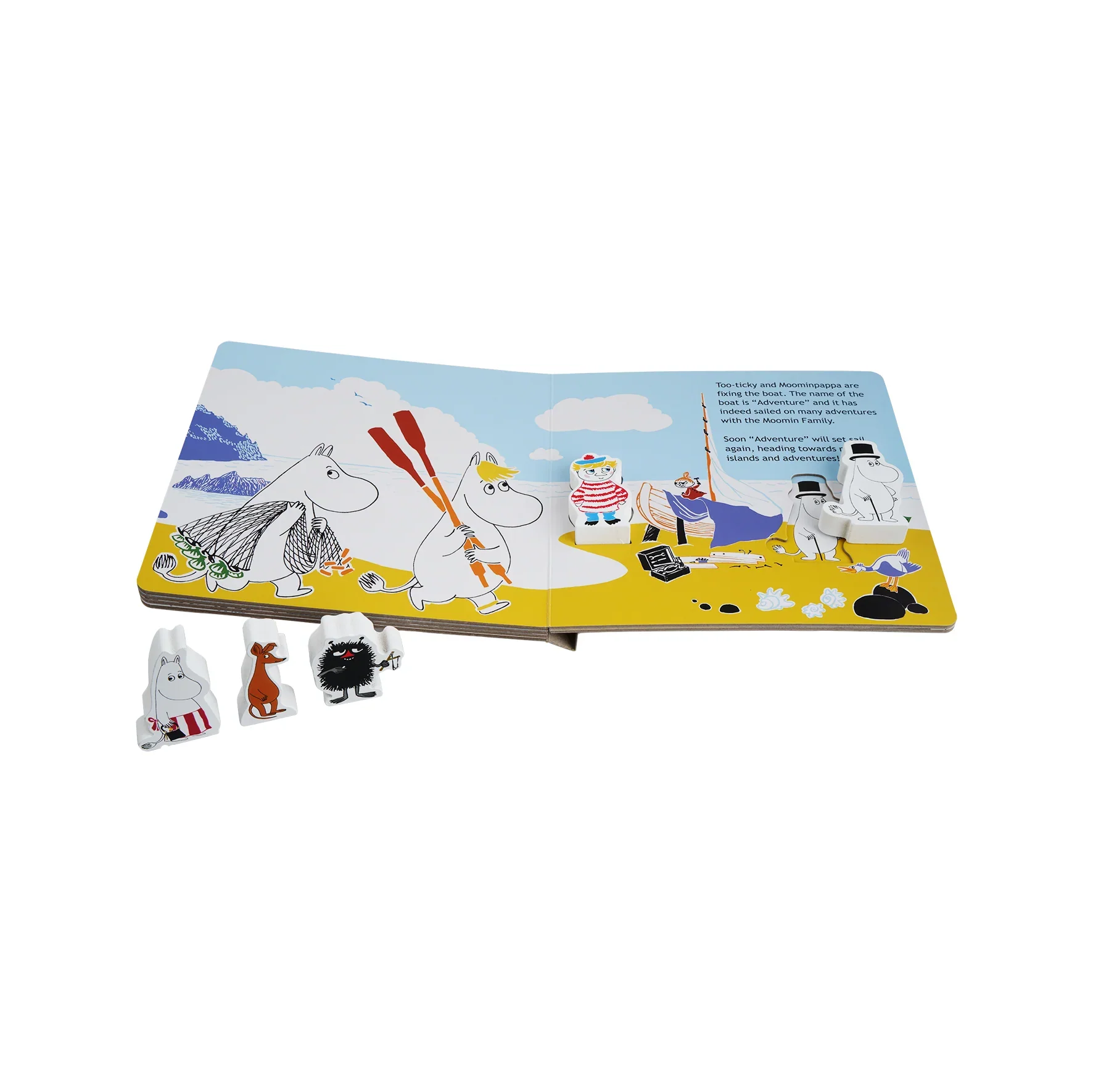 Książka z figurkami Przyjaciele Muminków (wersja angielska) BarboToys - Image 3