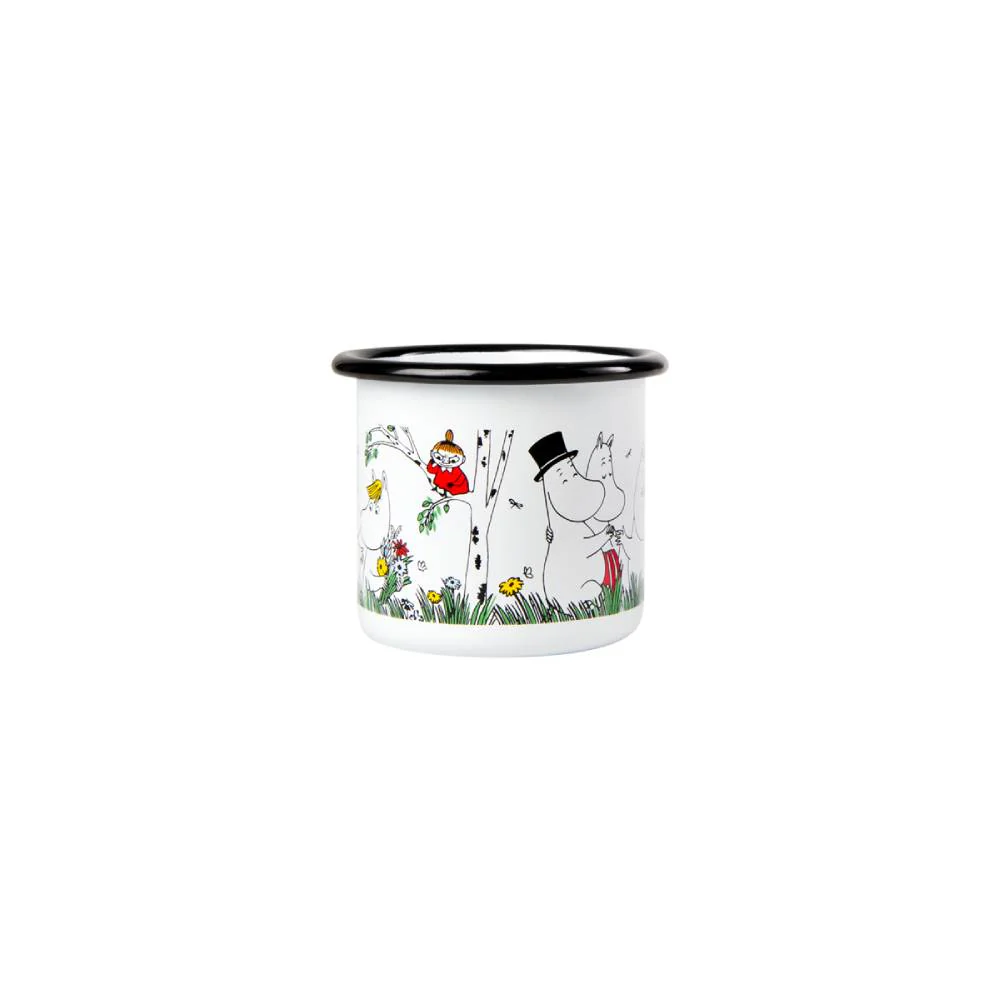 Kubek emaliowany 150ml Rodzina Muminków (biały) Muurla - Image 5