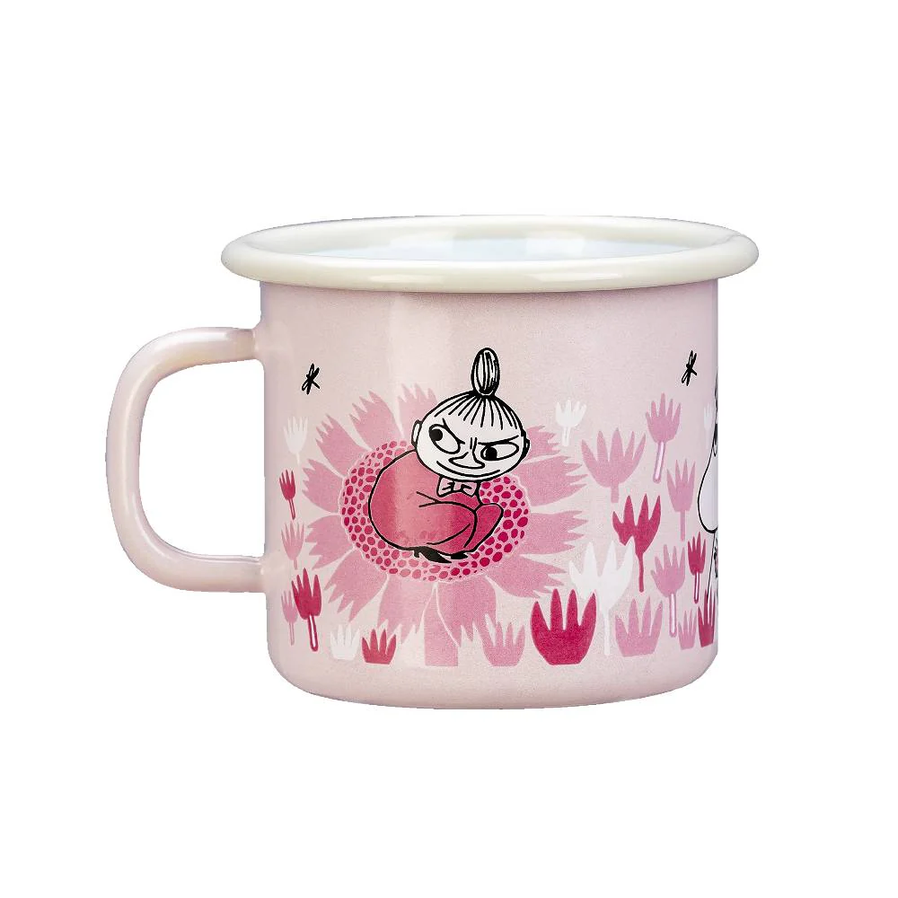 Kubek emaliowany 250ml Migotka i Mała Mi (różowy) Muurla - Image 3