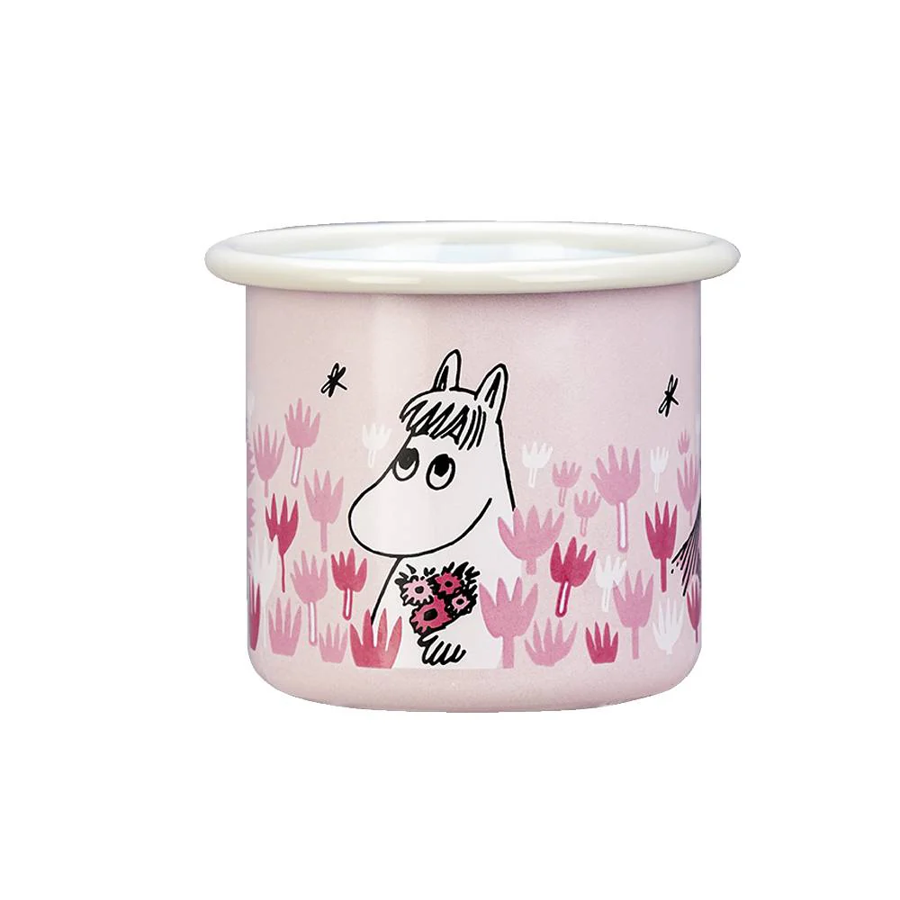 Kubek emaliowany 250ml Migotka i Mała Mi (różowy) Muurla - Image 4