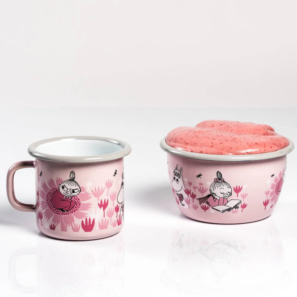 Kubek emaliowany 250ml Migotka i Mała Mi (różowy) Muurla - Image 6