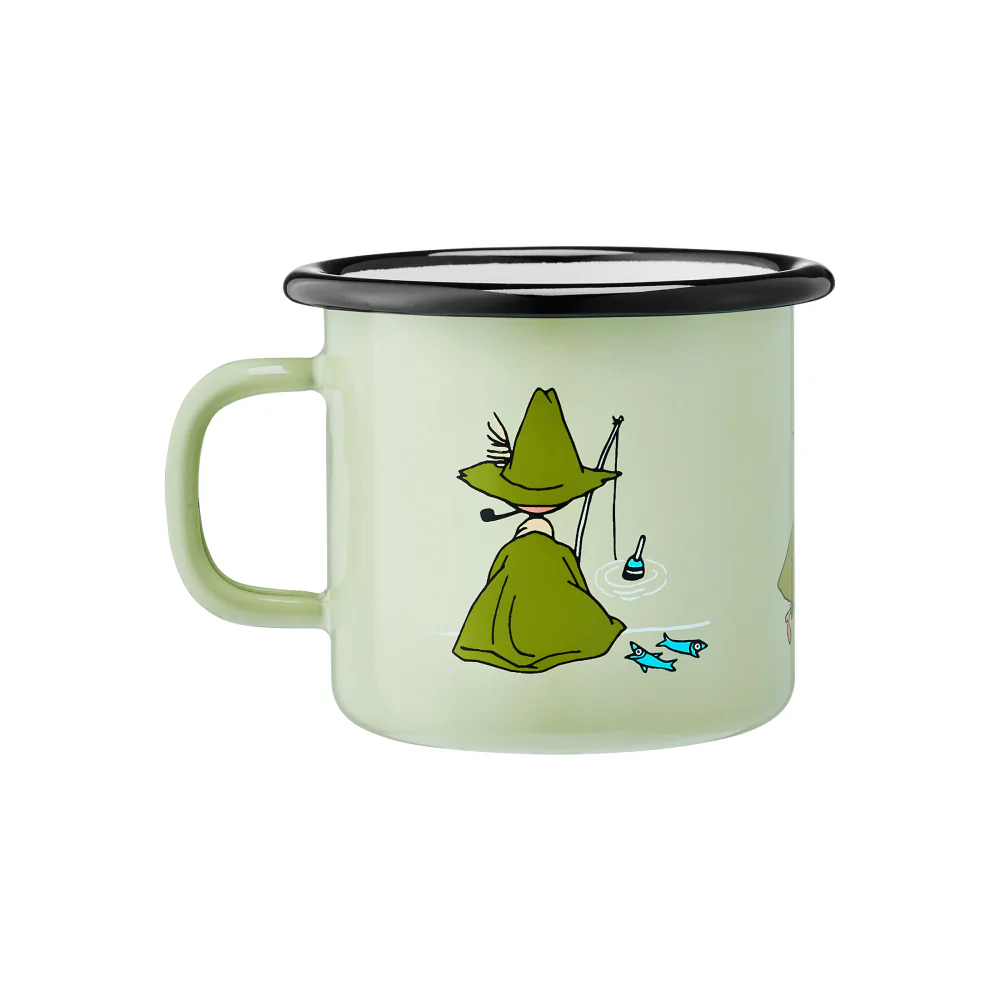 Kubek emaliowany 250ml Włóczykij (jasnozielony) Muurla - Image 2