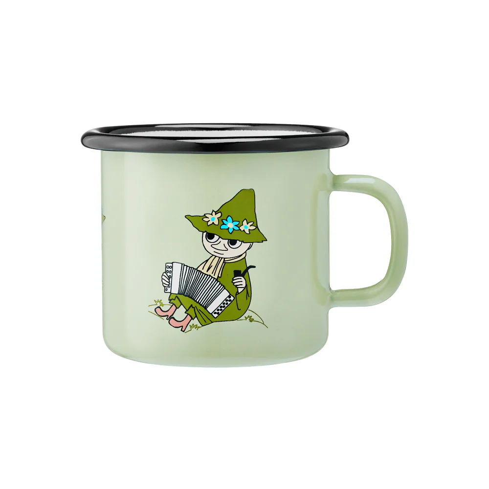Kubek emaliowany 250ml Włóczykij (jasnozielony) Muurla - Image 3