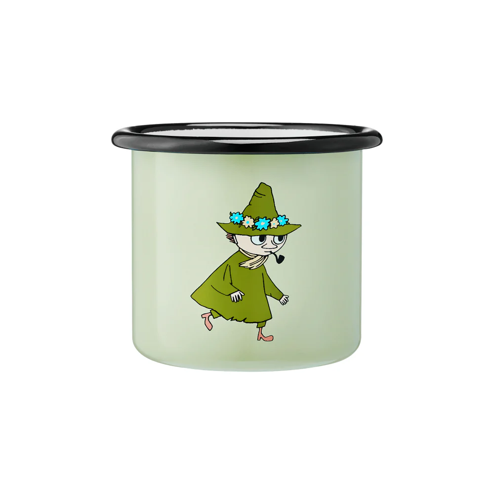 Kubek emaliowany 250ml Włóczykij (jasnozielony) Muurla - Image 4