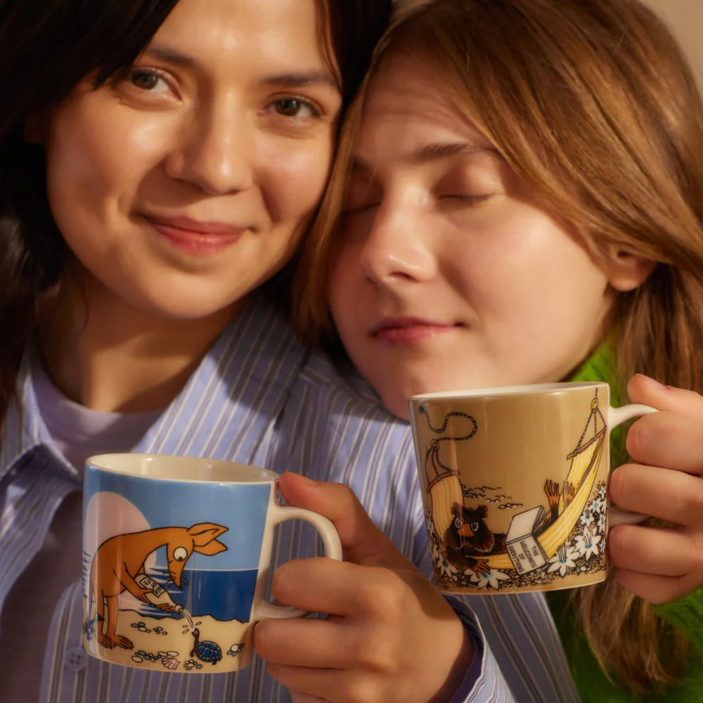 Kubek porcelanowy 300ml Ryjek na plaży Moomin Arabia - Image 3