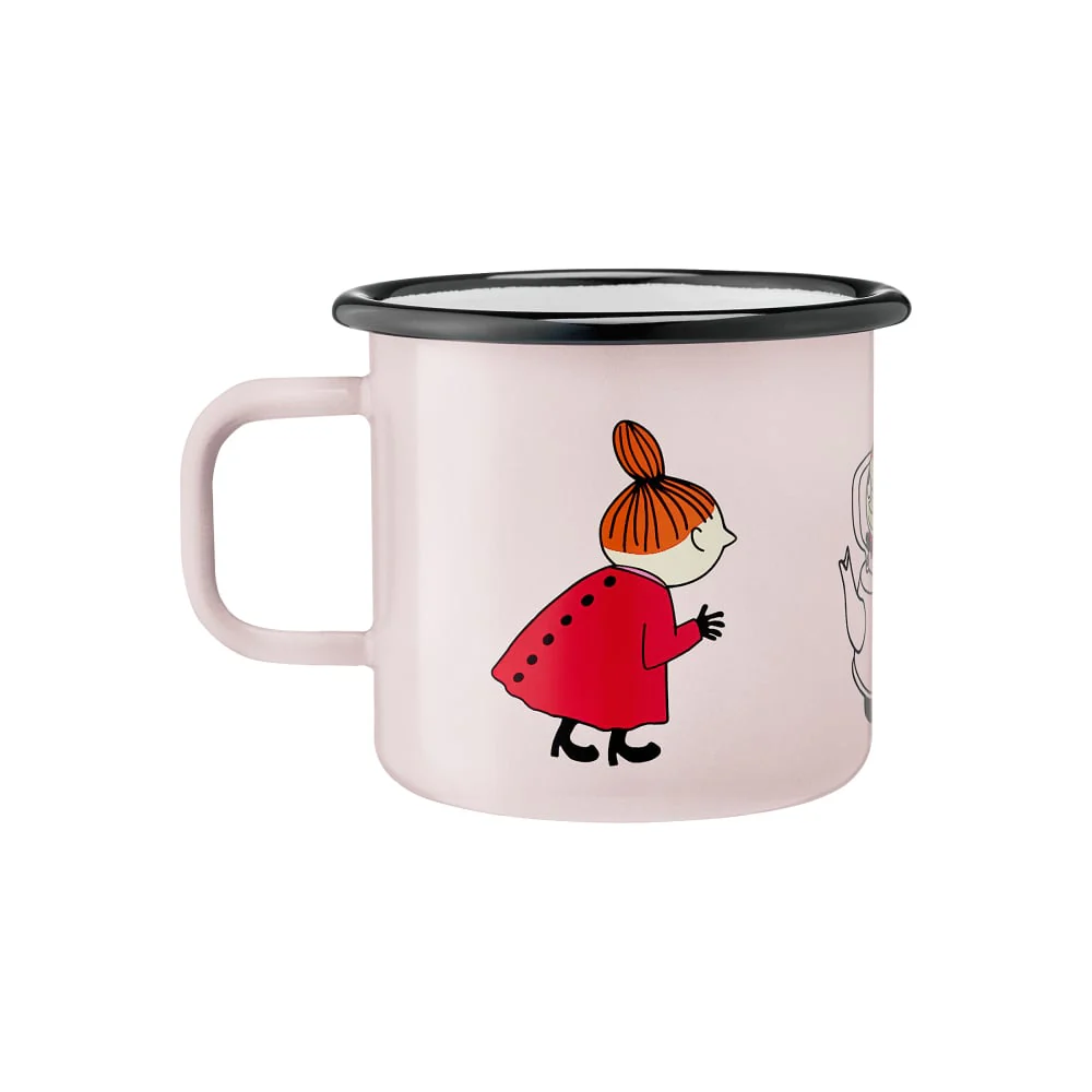 Kubek emaliowany 370ml Mała Mi (jasnoróżowy) Muurla - Image 3