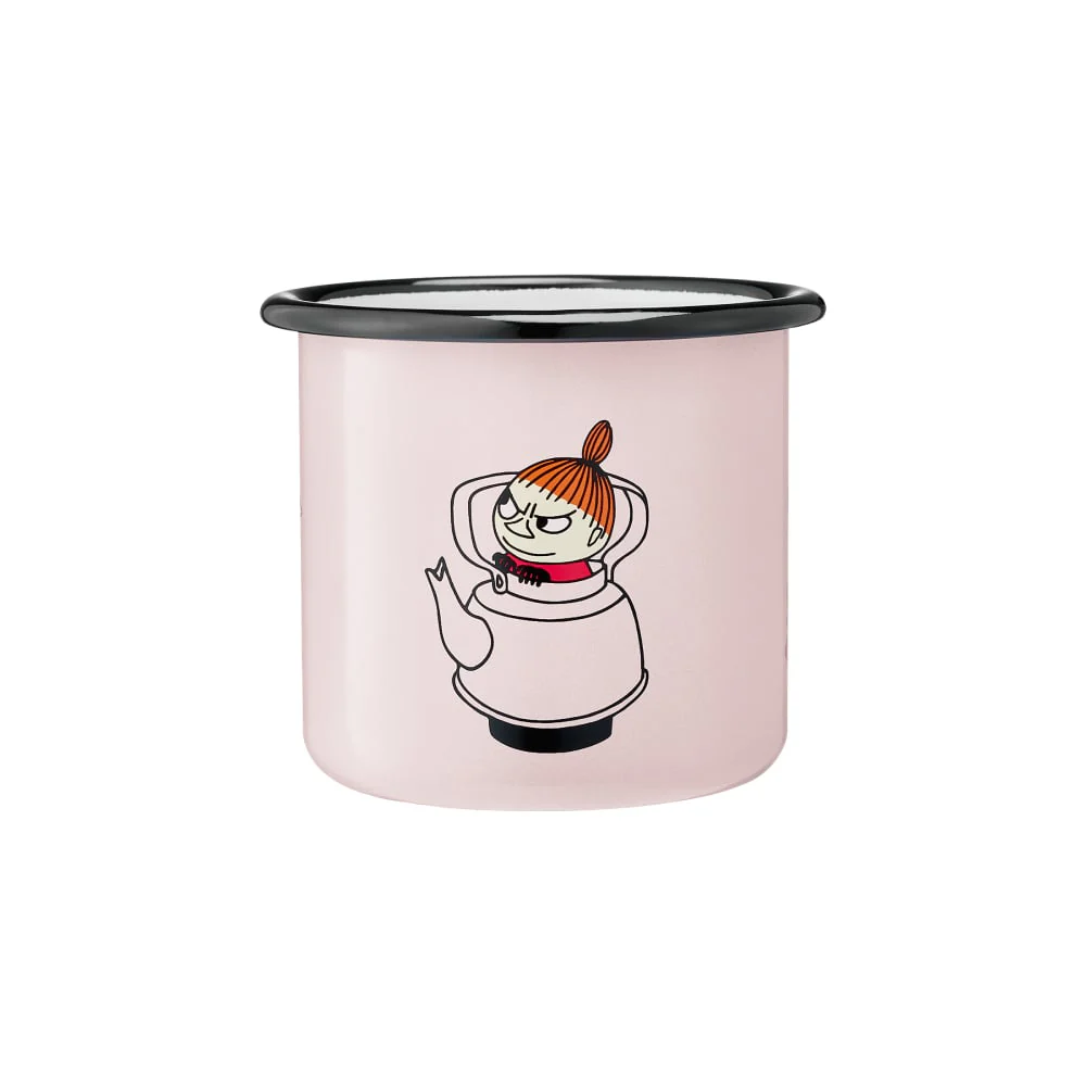 Kubek emaliowany 370ml Mała Mi (jasnoróżowy) Muurla - Image 4