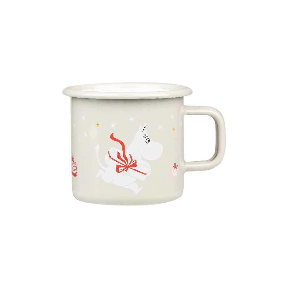 Kubek emaliowany 370ml Muminki Prezenty (beżowy) Muurla - Image 2