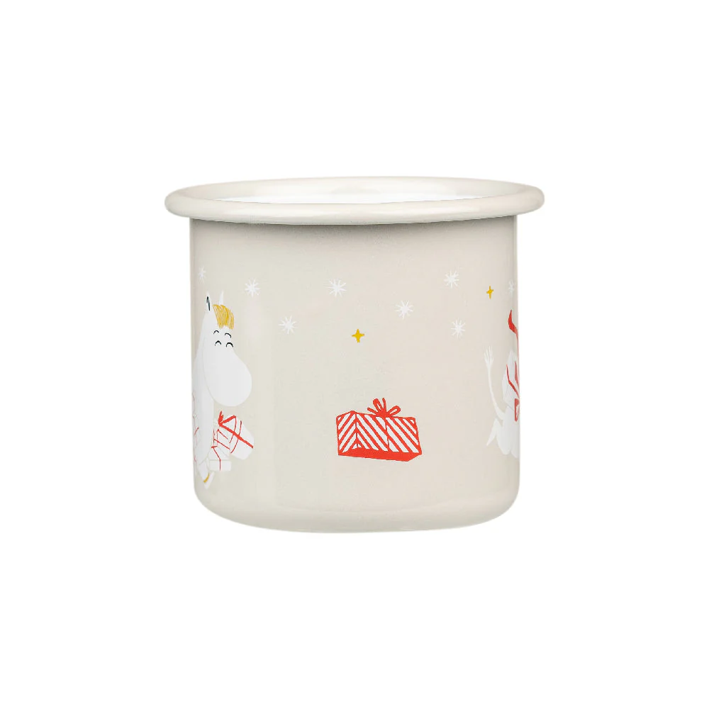 Kubek emaliowany 370ml Muminki Prezenty (beżowy) Muurla - Image 3