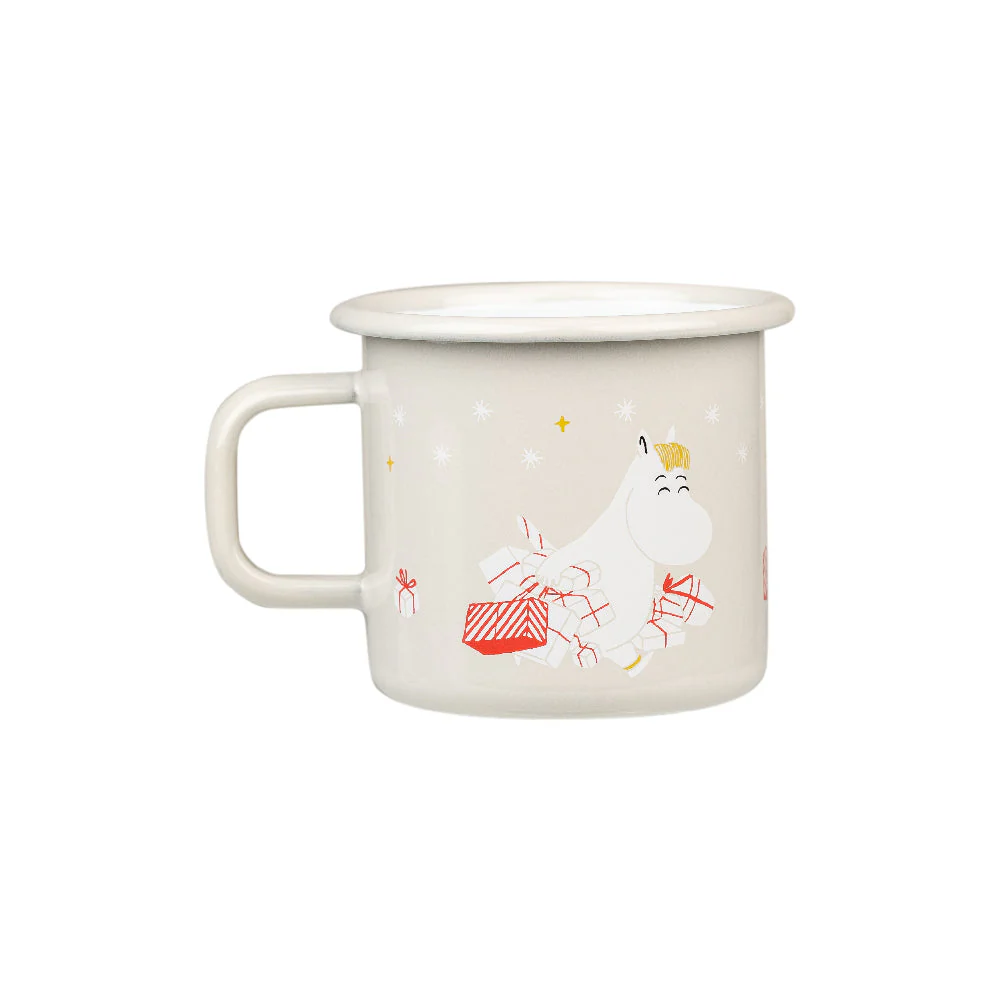 Kubek emaliowany 370ml Muminki Prezenty (beżowy) Muurla - Image 4
