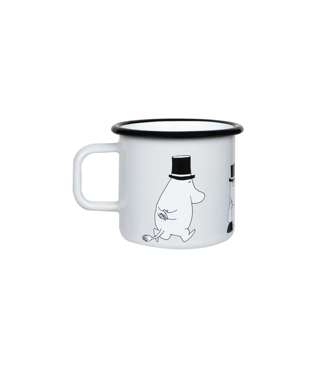 Kubek emaliowany 370ml Tata Muminka (szary) Muurla - Image 3
