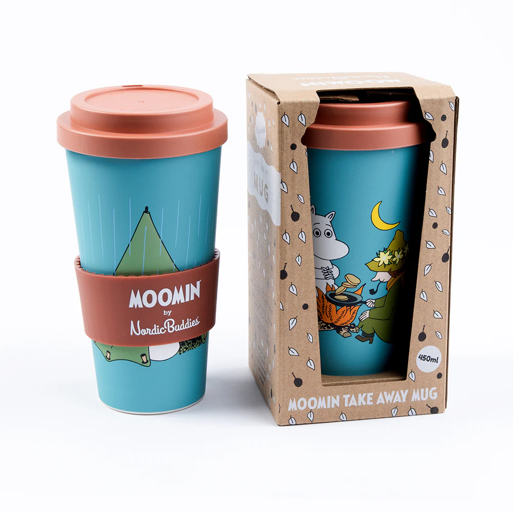 Kubek 450ml Muminek z Włóczykijem Take Away NordicBuddies - Image 4