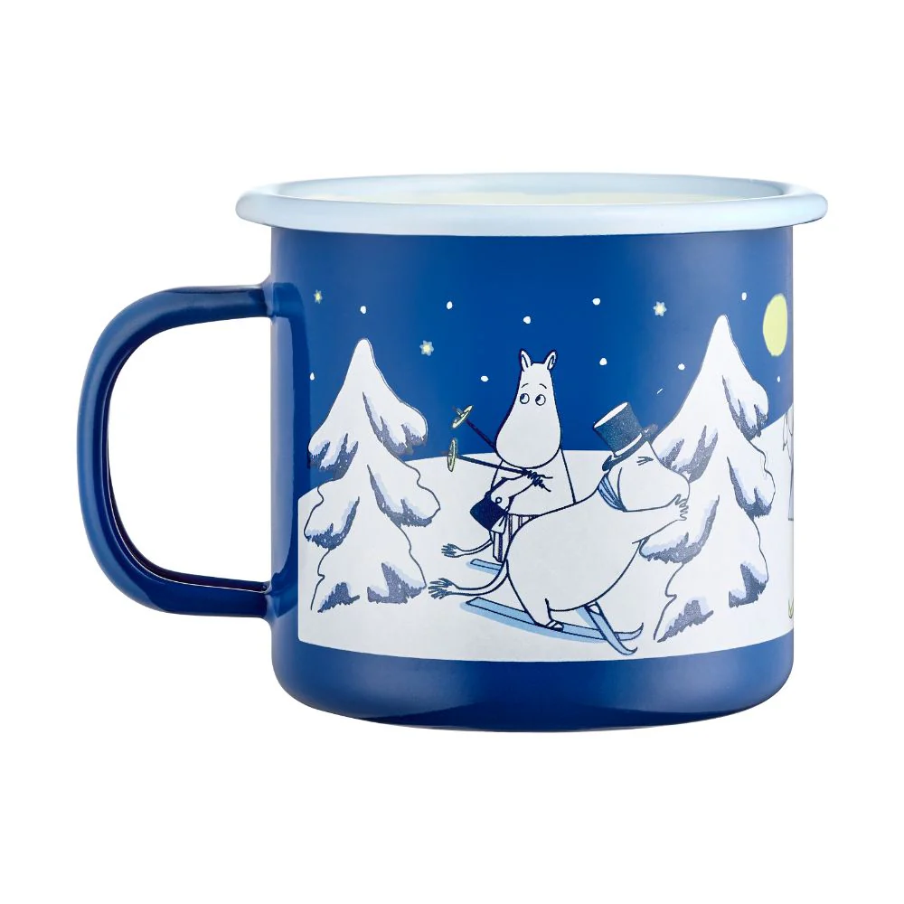Kubek emaliowany 370ml Muminki Gwieździsta Noc Muurla - Image 4