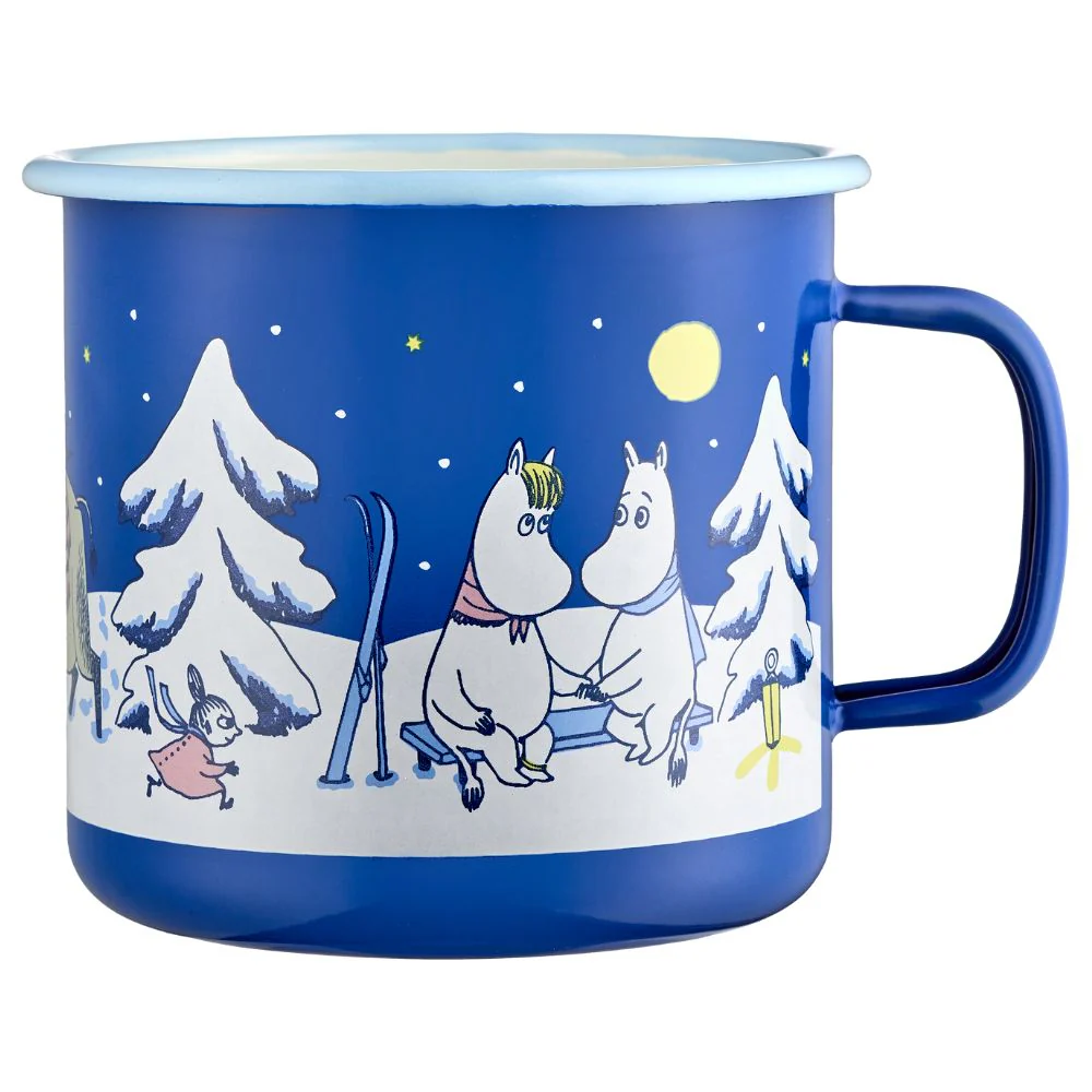 Kubek emaliowany 800ml Muminki Gwieździsta Noc Muurla - Image 3