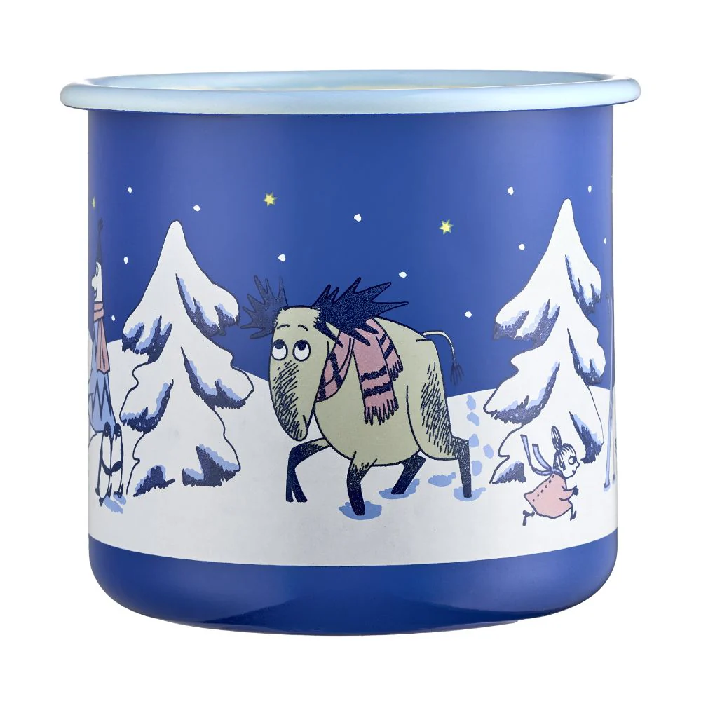 Kubek emaliowany 800ml Muminki Gwieździsta Noc Muurla - Image 4