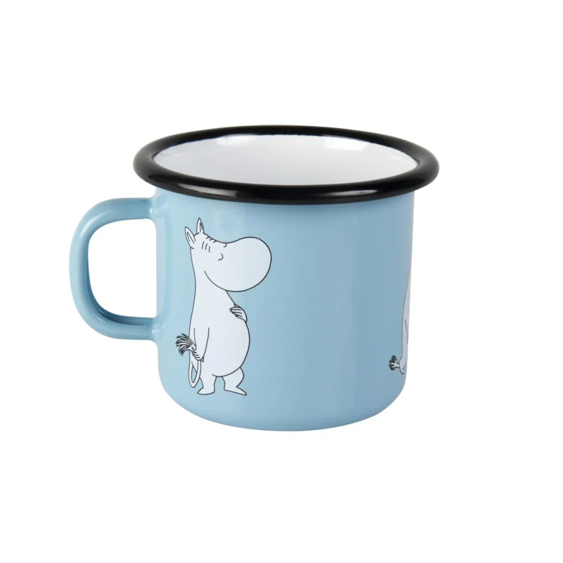 Kubek emaliowany 250ml Muminek (jasnoniebieski) Muurla - Image 4
