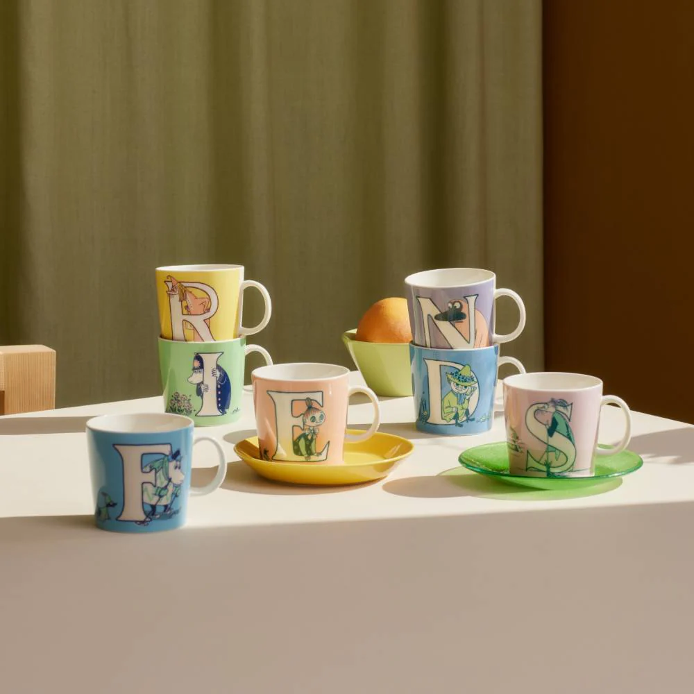 Kubek porcelanowy 400ml Muminki ABC Buka "N" Moomin Arabia - Image 5