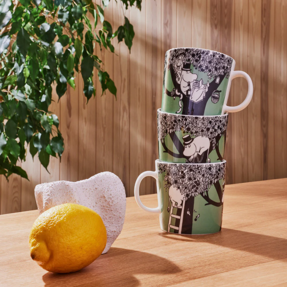 Kubek porcelanowy 400ml Tata Muminka (zielony) Moomin Arabia - Image 4