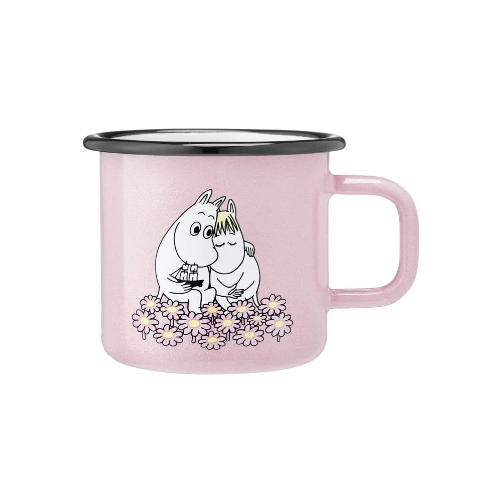 Kubek emaliowany 370ml Na zawsze razem Walentynki (różowy) Muurla - Image 3