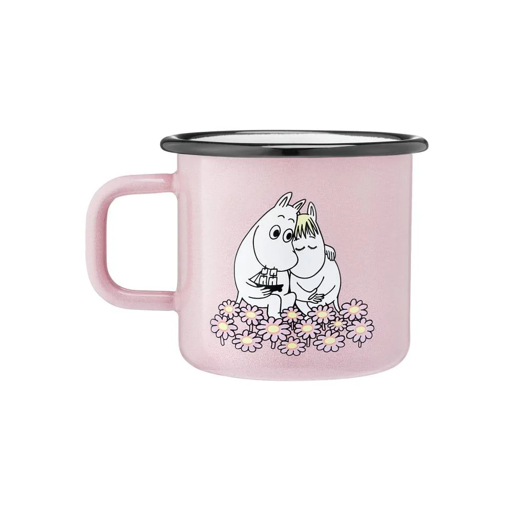 Kubek emaliowany 370ml Na zawsze razem Walentynki (różowy) Muurla - Image 4