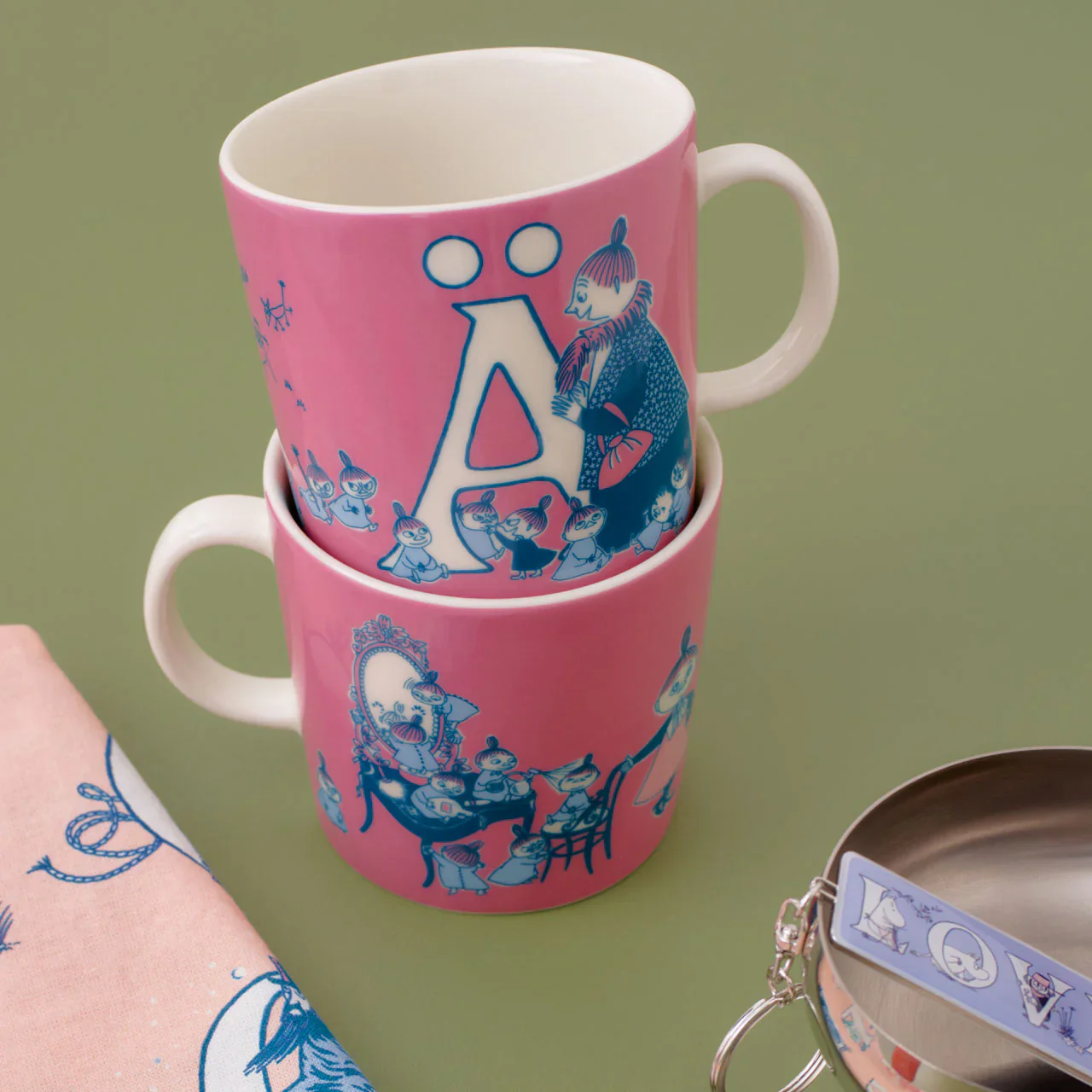 Kubek porcelanowy 400ml Muminki ABC "Ä" Moomin Arabia - Image 3