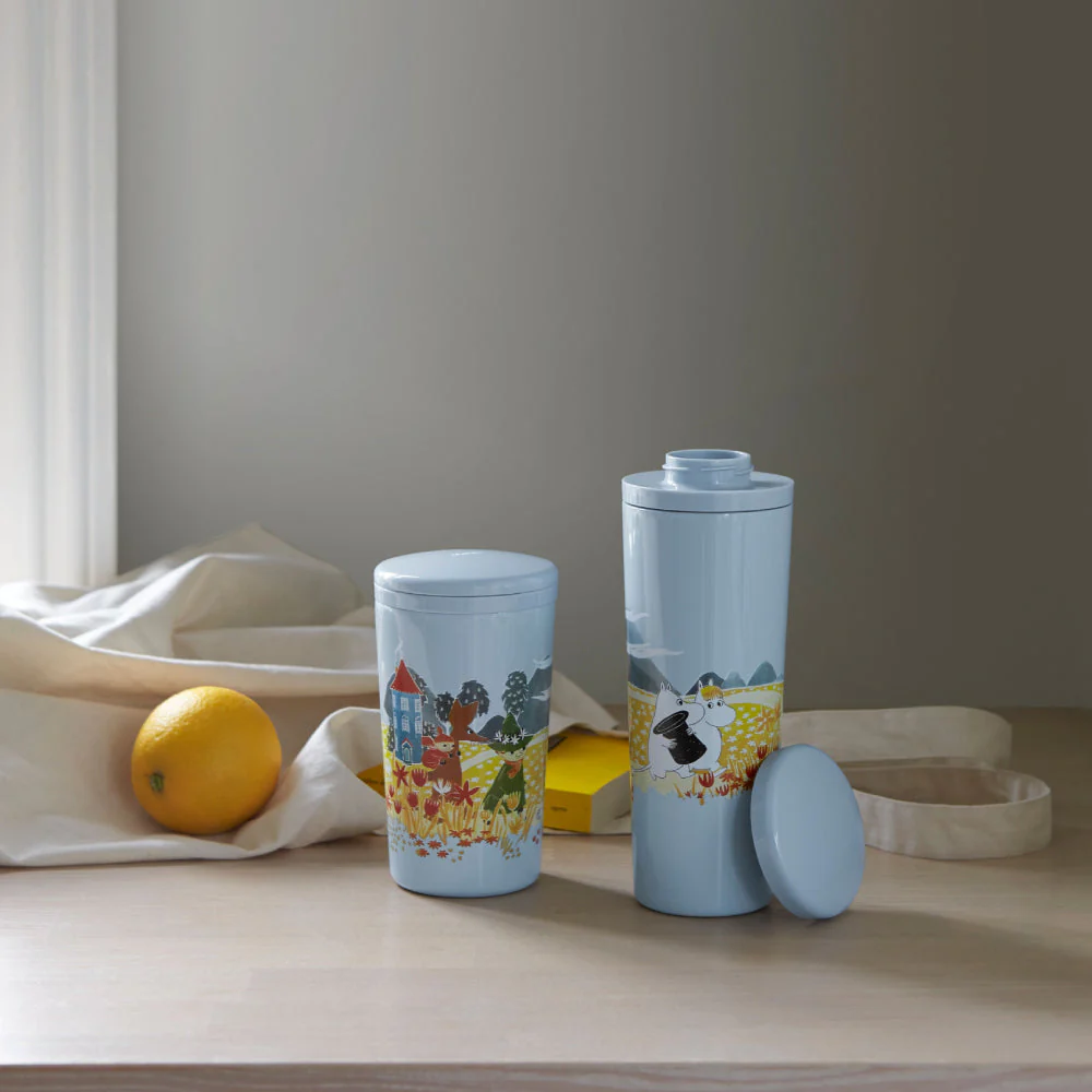 Kubek termiczny Carrie 0,4l Muminki Sky - Stelton - Image 2
