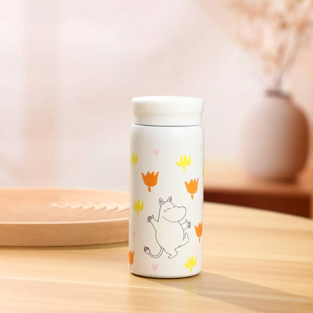 Kubek termiczny dla dzieci Muminek i kwiaty 200ml Vipo - Image 3
