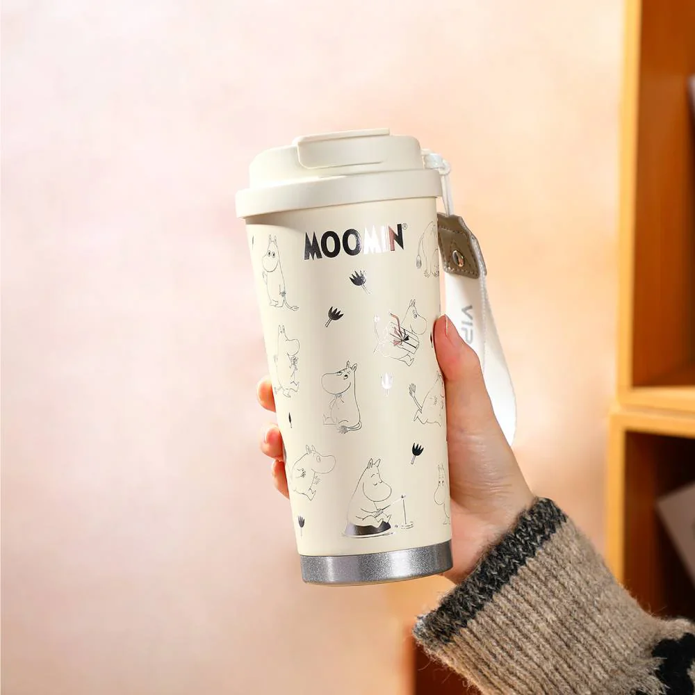 Kubek termiczny Take away Muminek 580ml (ecru) Vipo - Image 3
